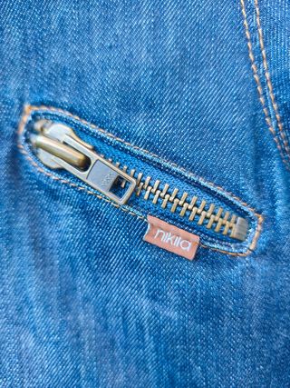 Chaqueta vaquera Nikita con capucha S azul