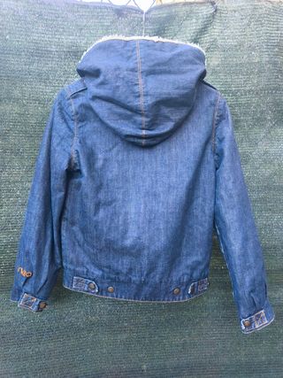 Chaqueta vaquera Nikita con capucha S azul