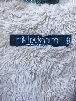 Chaqueta vaquera Nikita con capucha S azul