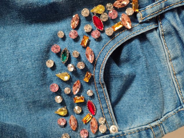 Vaqueros REDIAL PARIS con pedrería Talla S/36