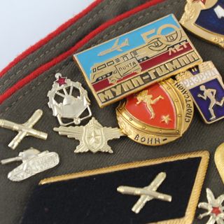 Gorra Militar Soviética Insignias URSS