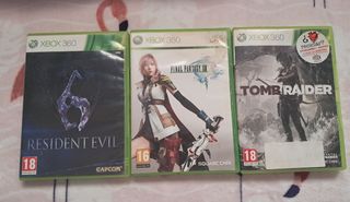 Lote 3 juegos xbox 360