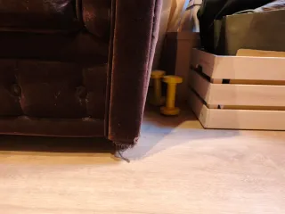 Sofá Chester Terciopelo Marrón