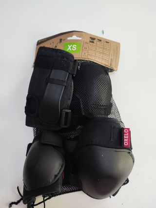 Protecciones Oxelo Talla XS Patinaje