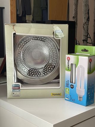 Lámpara de techo Massive + 2 bombillas Lexman
