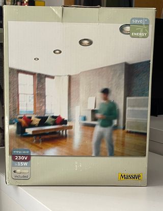 Lámpara de techo Massive + 2 bombillas Lexman