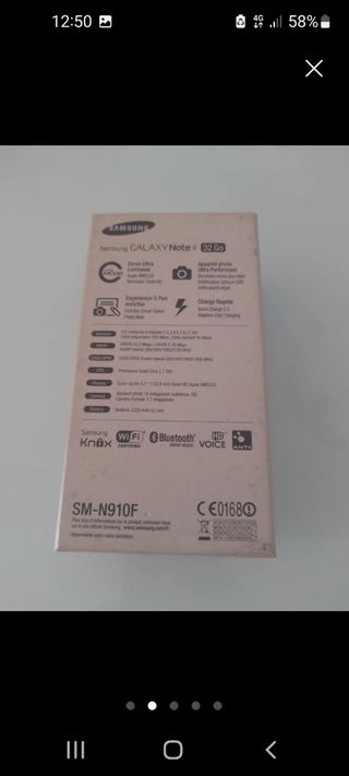 Caja y carcasa Samsung Galaxy Note 4