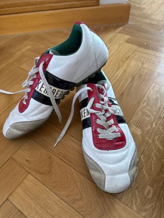 Zapatillas Bikkembergs Clásicas Blancas y Rojas