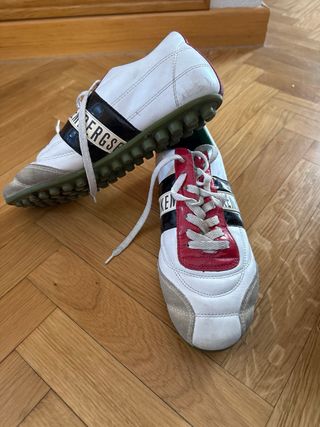 Zapatillas Bikkembergs Clásicas Blancas y Rojas