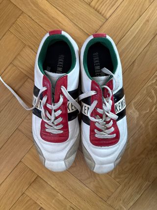 Zapatillas Bikkembergs Clásicas Blancas y Rojas