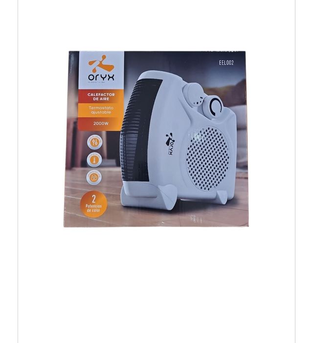 Calefactor Oryx 2000W Termostato Ajustable