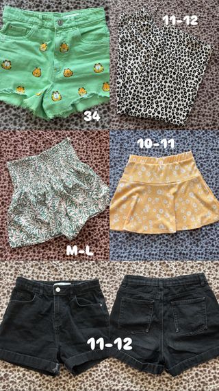 Pack pantalones y faldas niña tallas varias