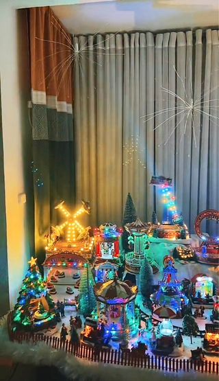 Parque de atracciones navideño