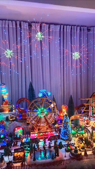 Parque de atracciones navideño