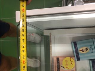 Mostrador de cristal para tienda