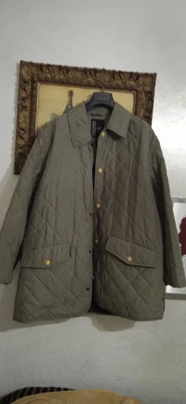 Giacca trapuntata verde chiaro
