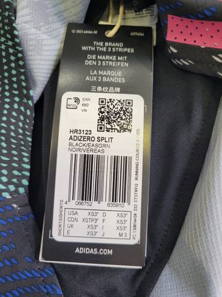 Short Adidas adizero de mujer T.XS