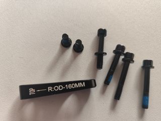 Adaptador Freno Disco 160mm + Tornillos