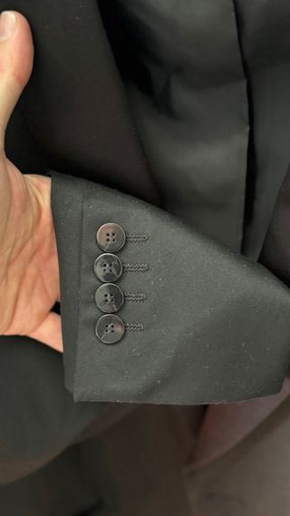 Americana traje Zara negra