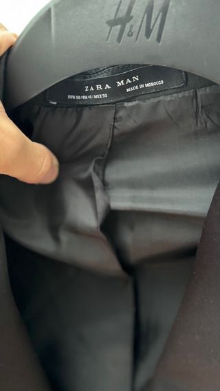 Americana traje Zara negra