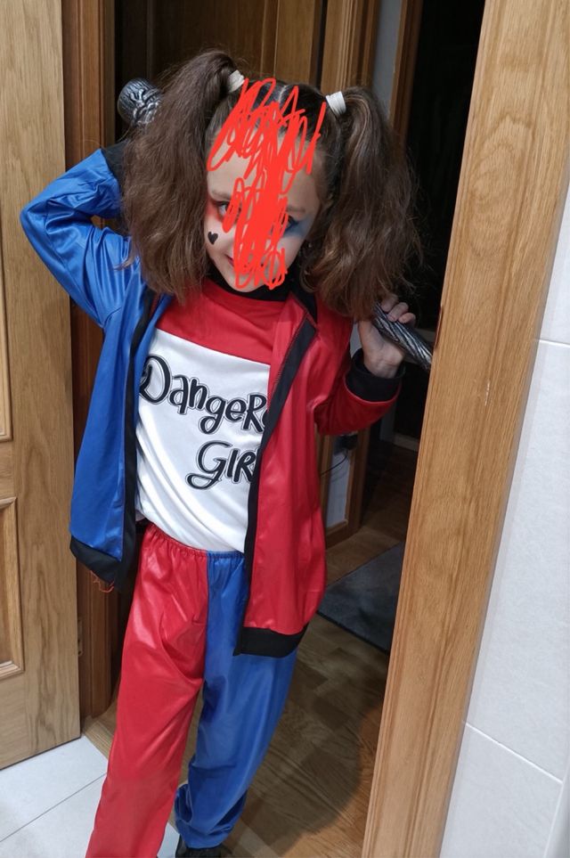 Disfraz Harley Quinn Niña Talla 7-8-9