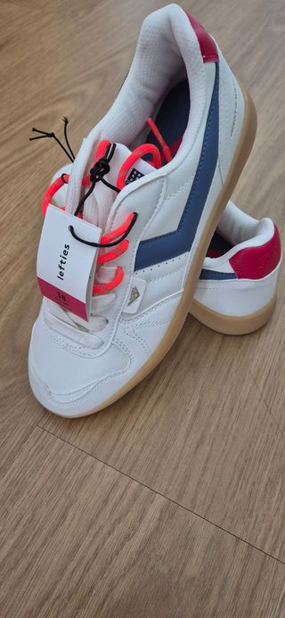 Zapatillas Lefties Blancas y Azules Talla 38