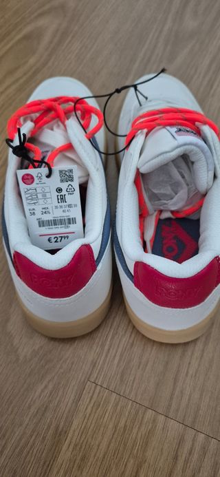 Zapatillas Lefties Blancas y Azules Talla 38