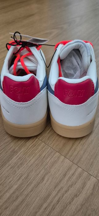 Zapatillas Lefties Blancas y Azules Talla 38