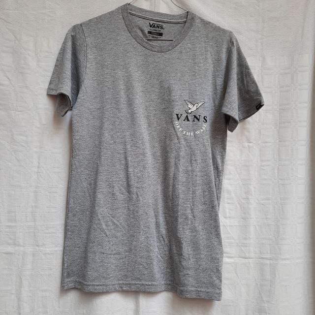 T-shirt Vans cotone grigio taglia XS