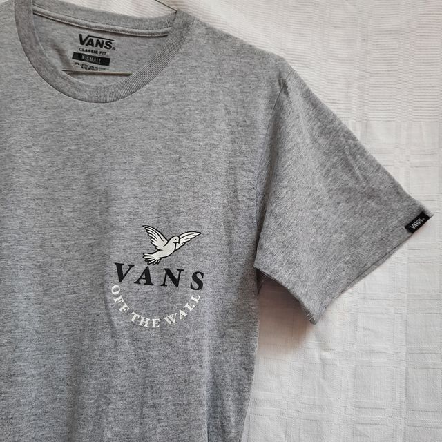 T-shirt Vans cotone grigio taglia XS