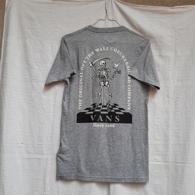 T-shirt Vans cotone grigio taglia XS