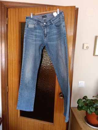 Pantalón vaquero Armani Jeans recto azul