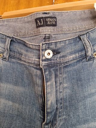 Pantalón vaquero Armani Jeans recto azul