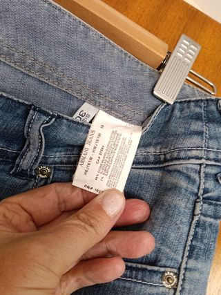 Pantalón vaquero Armani Jeans recto azul