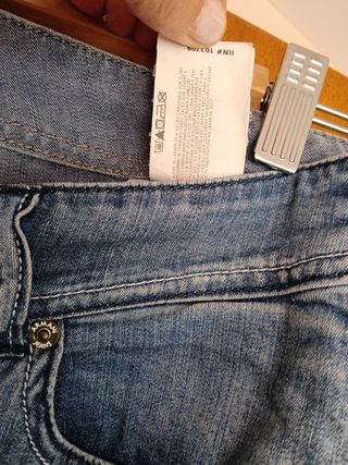Pantalón vaquero Armani Jeans recto azul