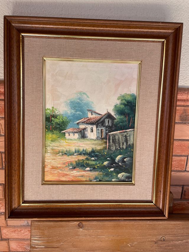 Cuadro decorativo paisaje rural