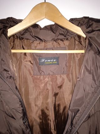 Anorak señora marrón