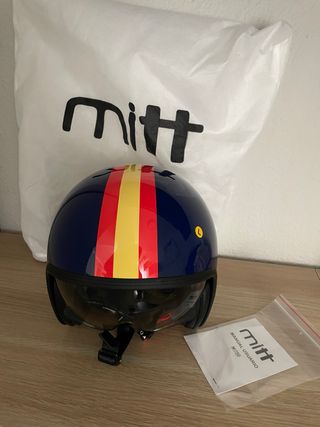 Casco Moto Mitt Talla L Azul