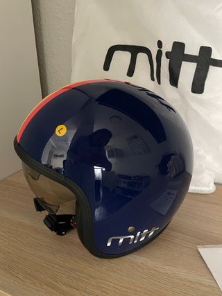 Casco Moto Mitt Talla L Azul