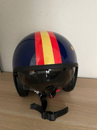 Casco Moto Mitt Talla L Azul