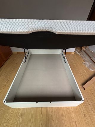 Canapé abatible blanco nuevo liquidación