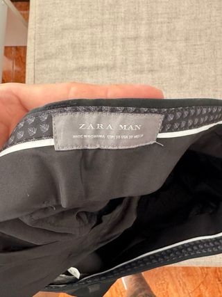 Pantalón de traje Zara negro