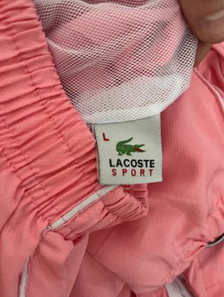 Chandal Lacoste rosa