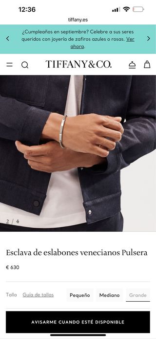 Pulsera Tiffany & Co. Plata