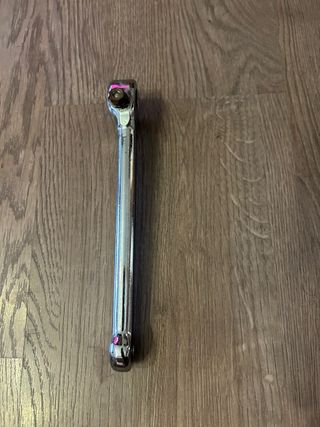 Biela de bicicleta 20” cromada