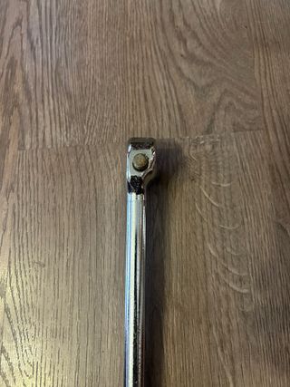 Biela de bicicleta 20” cromada