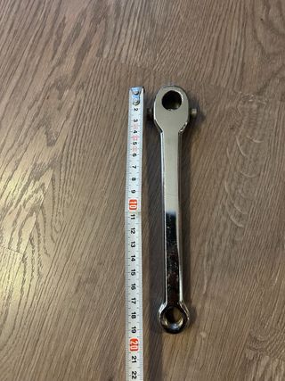 Biela de bicicleta 20” cromada