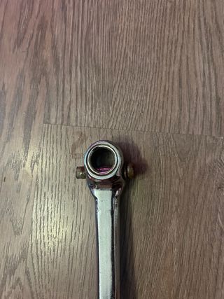 Biela de bicicleta 20” cromada