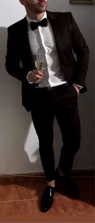 Traje de fiesta Zara negro