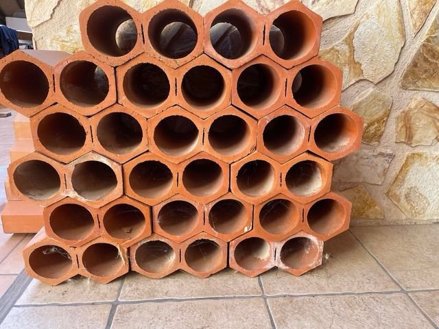 Ladrillos decorativos de terracota  36 unidades,